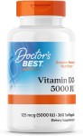 Doctor's Best Vitamin D3 5000iu - 360 kapsułek
