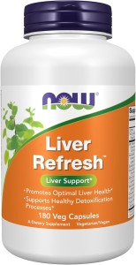 Liver Refresh 180 kapsułek Now Foods Liver Detoxifier & Regenerator