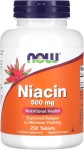 Niacyna 500mg  Now Foods 250 tabletek Niacin
