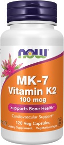 Witamina K2 MK7 100mcg Now Foods 120 kapsułek