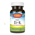 Super D3 K2 Carlson Laboratories 5000iu D3 i 90mcg K2 45 kapsułek 