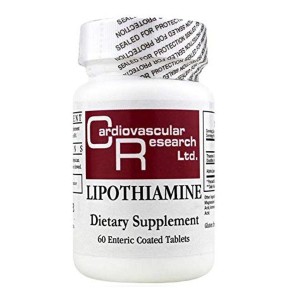 LipoThiamine 50 mg Cardiovascular Research 60 tabletek Tiamina TTFD Witamina B1