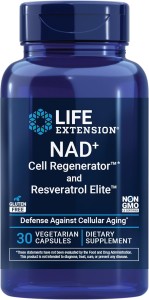 Zoptymalizowany Regenerator Komórkowy NAD+ 300mg z Resweratrolem Life Extension  30 kapsułek vege