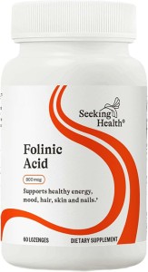 Folinic Acid Kwas Folinowy Seeking Health 60 kapsułek
