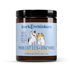 Probiotyki i Enzymy na Trawienie dla Psa i Kota 102g Dr Mercola Whole Food Probiotics + Enzymes Bark & Whiskers