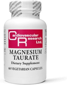 Magnesium Taurate Cardiovascular Research 60 kapsułek Taurynian
